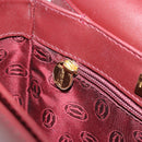 CARTIER Must Line Schoudertas Leer Bordeaux Goud Authenticatie ki6537-22