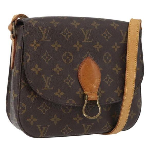 LOUIS VUITTON Monogram Saint Cloud GM Shoulder Bag M51242 LV Auth ki6540