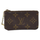 LOUIS VUITTON Monogram Pochette Cles Coin Purse M62650 LV Auth ki6542-13