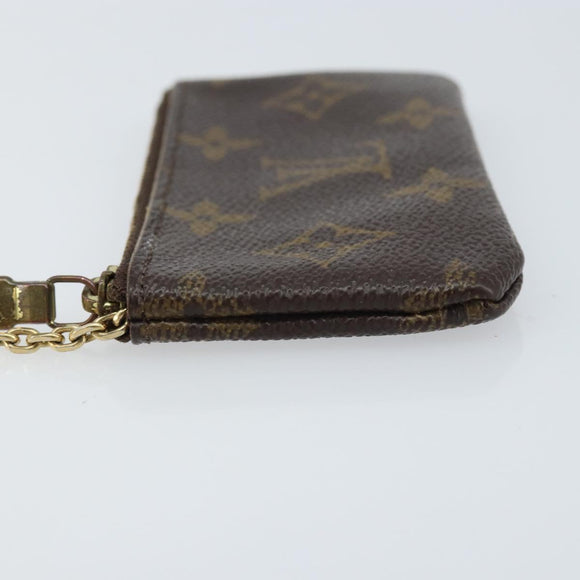 LOUIS VUITTON Monogram Pochette Cles Coin Purse M62650 LV Auth ki6542