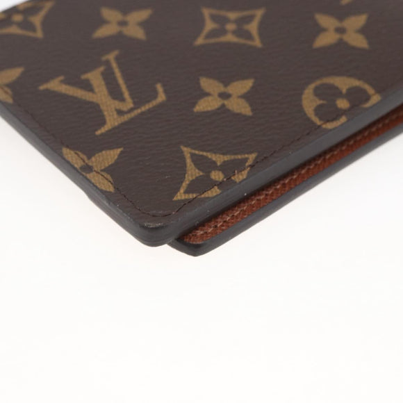 LOUIS VUITTON Monogram Portefeuille Multipull Bifold Wallet M60895 Auth ki6548