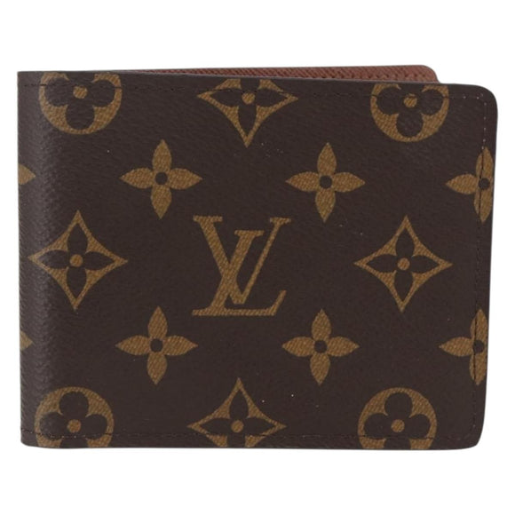 LOUIS VUITTON Monogram Portefeuille Multipull Bifold Wallet M60895 Auth ki6548