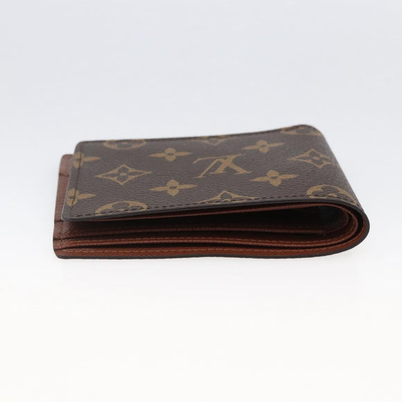 LOUIS VUITTON Monogram Portefeuille Multipull Bifold Wallet M60895 Auth ki6548