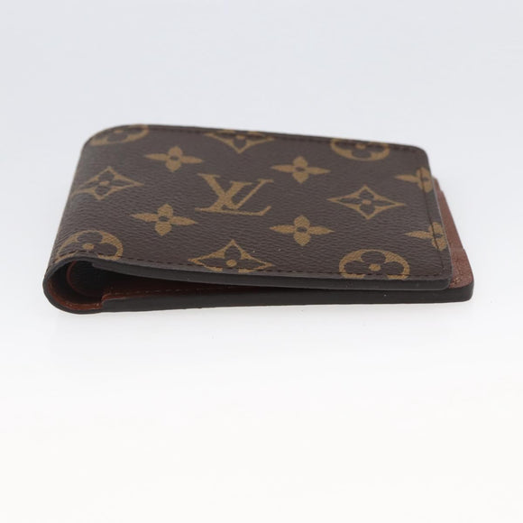 LOUIS VUITTON Monogram Portefeuille Multipull Bifold Wallet M60895 Auth ki6548