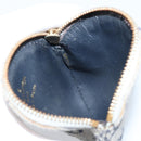LOUIS VUITTON Mini Porte Monnaie Round Coin Purse Blue M92460 LV Auth ki6549-17