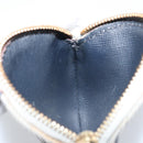 LOUIS VUITTON Mini Porte Monnaie Round Coin Purse Blue M92460 LV Auth ki6549-18