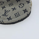LOUIS VUITTON Mini Porte Monnaie Round Coin Purse Blue M92460 LV Auth ki6549-7