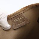 GUCCI GG Plus Supreme Web Sherry Line Tote Bag PVC Beige Gold Auth ki6556-10