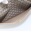 GUCCI GG Plus Supreme Web Sherry Line Tote Bag PVC Beige Gold Auth ki6556-12