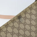 GUCCI GG Supreme Shoulder Bag PVC Beige Silver 201446 Auth ki6557-14