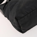 PRADA Shoulder Bag Nylon Black Silver Auth ki6558-15