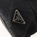 PRADA Shoulder Bag Nylon Black Silver Auth ki6558-18