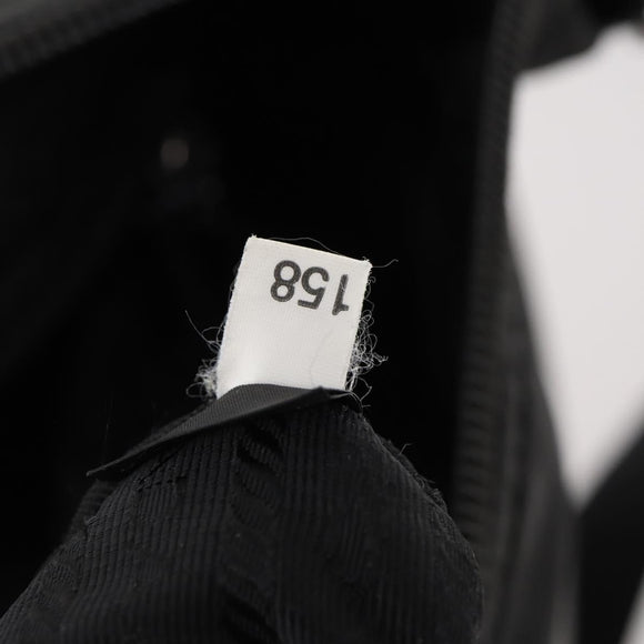 PRADA Shoulder Bag Nylon Black Silver Auth ki6558