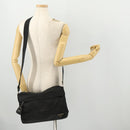 PRADA Shoulder Bag Nylon Black Silver Auth ki6558-24