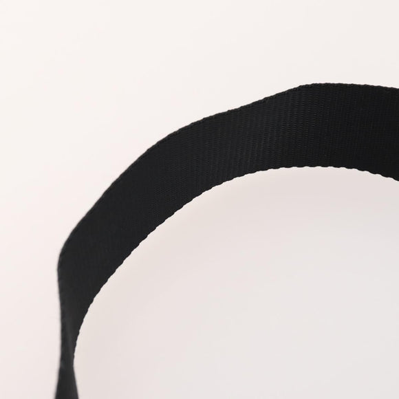 PRADA Shoulder Bag Nylon Black Silver Auth ki6558