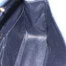 CHANEL Double Flap Chain Matelasse Shoulder Bag Denim Blue Gold CC Auth ki6569SAM-24