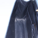 CHANEL Double Flap Chain Matelasse Shoulder Bag Denim Blue Gold CC Auth ki6569SAM-25