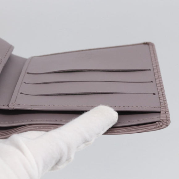 LOUIS VUITTON Epi PortefeuilleMarco Bifold Wallet Lilac LV Auth ki6572M