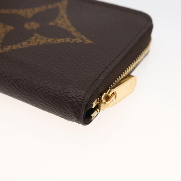LOUIS VUITTON Monogram Giant Zippy Coin Purse Coin Purse M67690 LV Auth ki6573M