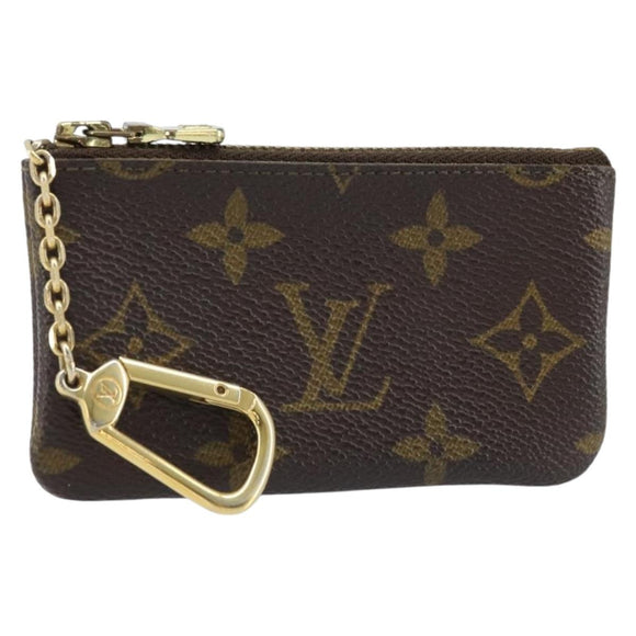 LOUIS VUITTON Monogram Pochette Cles Coin Purse M62650 LV Auth ki6574