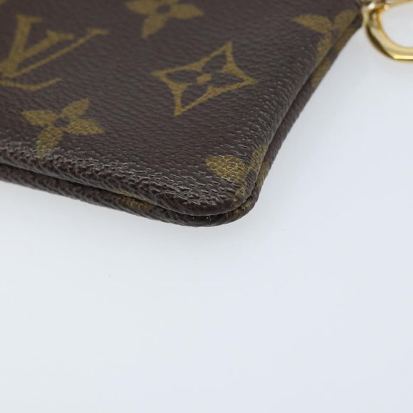 LOUIS VUITTON Monogram Pochette Cles Coin Purse M62650 LV Auth ki6574