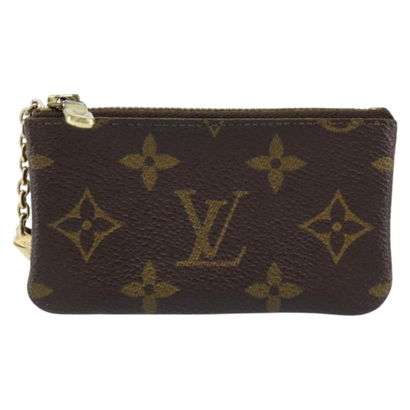 LOUIS VUITTON Monogram Pochette Cles Coin Purse M62650 LV Auth ki6574