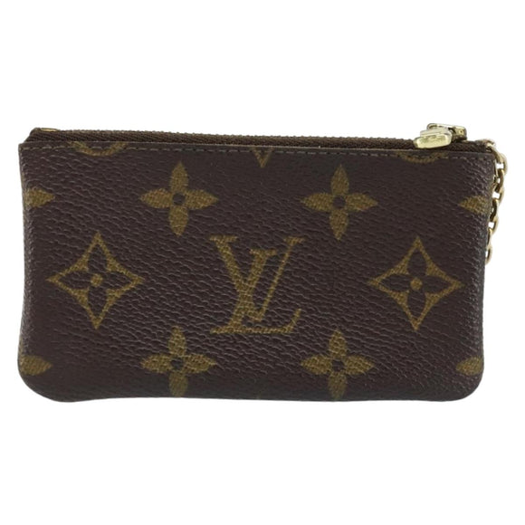 LOUIS VUITTON Monogram Pochette Cles Coin Purse M62650 LV Auth ki6574