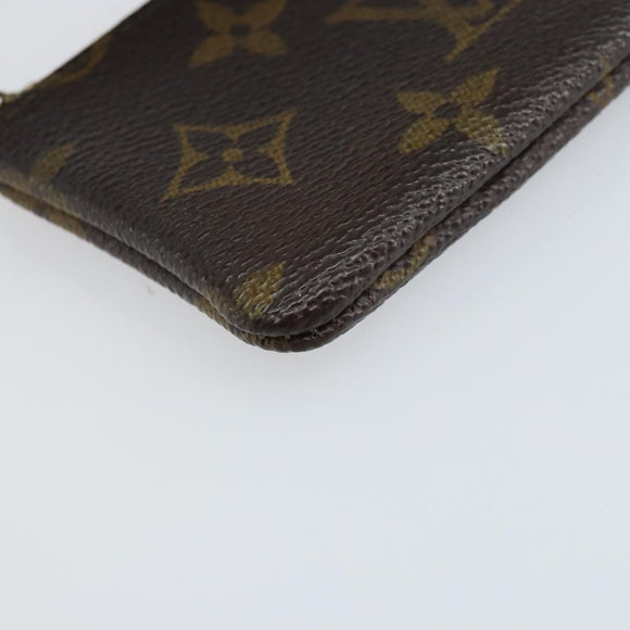LOUIS VUITTON Monogram Pochette Cles Coin Purse M62650 LV Auth ki6574