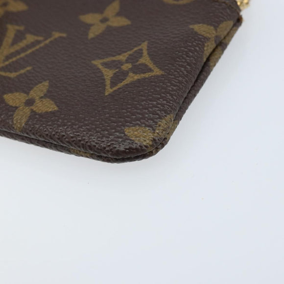 LOUIS VUITTON Monogram Pochette Cles Coin Purse M62650 LV Auth ki6575