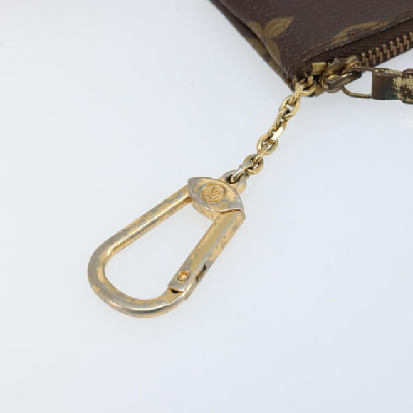 LOUIS VUITTON Monogram Pochette Cles Coin Purse M62650 LV Auth ki6575