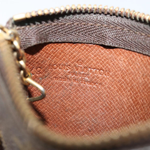 LOUIS VUITTON Monogram Pochette Cles Coin Purse M62650 LV Auth ki6575