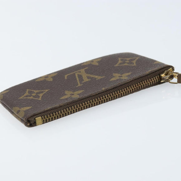 LOUIS VUITTON Monogram Pochette Cles Coin Purse M62650 LV Auth ki6575