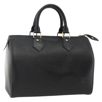 LOUIS VUITTON Epi Speedy 25 Hand Bag Black M43012 LV Auth ki6578V