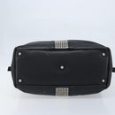SAINT LAURENT Easy Lock Studs Bag Leather Black Silver 208314 Auth ki6581V-9