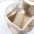 LOUIS VUITTON Damier Azur Etui A Lunettes MM Glasses Case N60025 LV Auth ki6584V-9