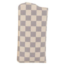 LOUIS VUITTON Damier Azur Etui A Lunettes MM Glasses Case N60025 LV Auth ki6584V-2