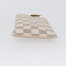 LOUIS VUITTON Damier Azur Etui A Lunettes MM Glasses Case N60025 LV Auth ki6584V-6