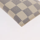LOUIS VUITTON Damier Azur Etui A Lunettes MM Glasses Case N60025 LV Auth ki6584V-7