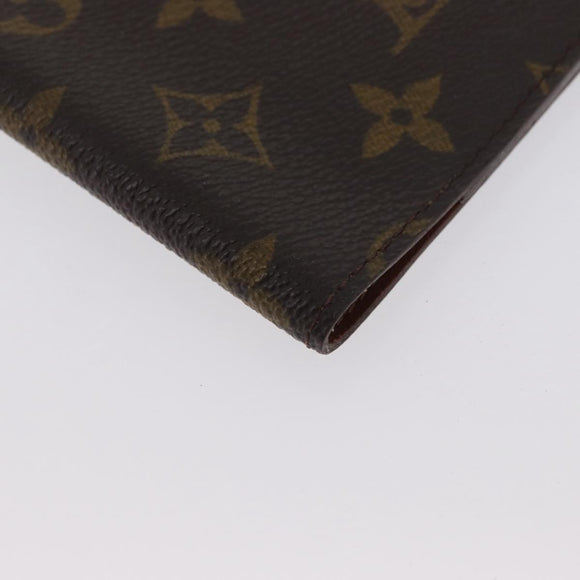 LOUIS VUITTON Monogram Agenda Bureau Tagesplaner-Hülle R20100 LV Auth ki6585