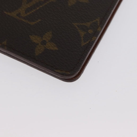 LOUIS VUITTON Monogram Agenda Bureau Day Planner Cover R20100 LV Auth ki6585