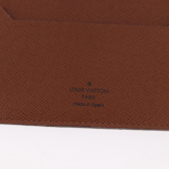 LOUIS VUITTON Monogram Agenda Bureau Day Planner Cover R20100 LV Auth ki6585