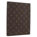 LOUIS VUITTON Monogram Agenda Bureau Tagesplaner-Hülle R20100 LV Auth ki6585-1