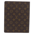 LOUIS VUITTON Monogram Agenda Bureau Tagesplaner-Hülle R20100 LV Auth ki6585-13