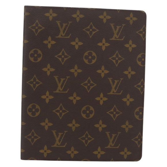 LOUIS VUITTON Monogram Agenda Bureau Tagesplaner-Hülle R20100 LV Auth ki6585