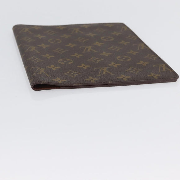 LOUIS VUITTON Monogram Agenda Bureau Tagesplaner-Hülle R20100 LV Auth ki6585