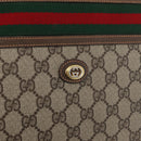 GUCCI GG Supreme Web Sherry Line Bag PVC Beige Gold 89 20 003 Auth ki6586A-13