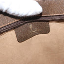 GUCCI GG Supreme Web Sherry Line Bag PVC Beige Gold 89 20 003 Auth ki6586A-14