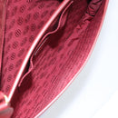 CARTIER Shoulder Bag Leather Bordeaux Gold Auth ki6589-16