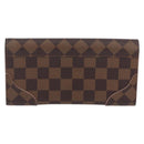 LOUIS VUITTON Damier Ebene Portefeuille Kaisa Long Wallet N61227 LV Auth ki6593-2