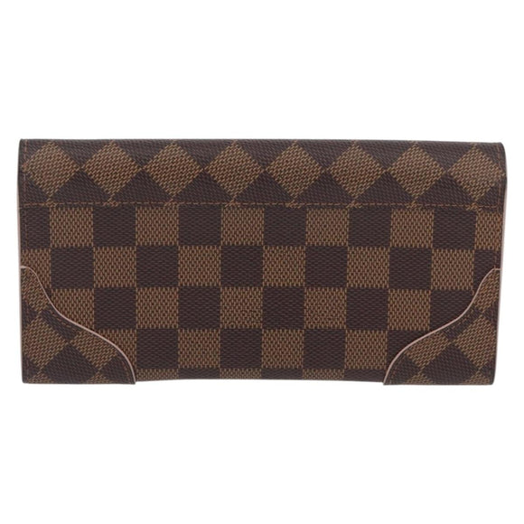 LOUIS VUITTON Damier Ebene Portefeuille Kaisa Long Wallet N61227 LV Auth ki6593